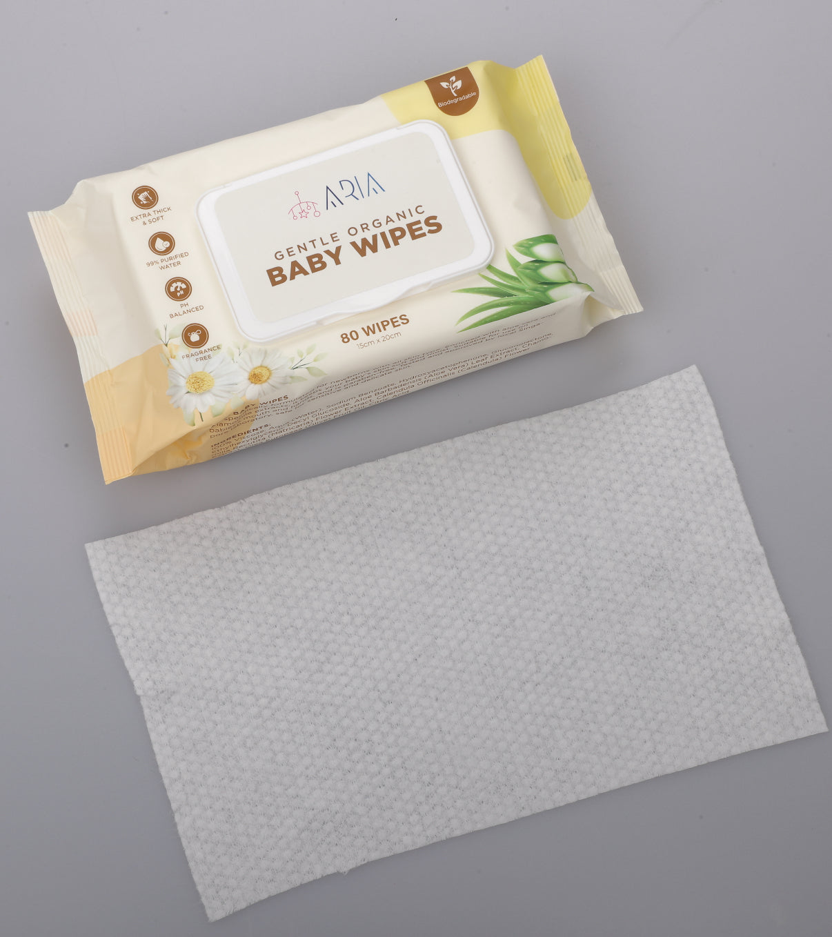 Biodegradable Plant-based Baby wipes