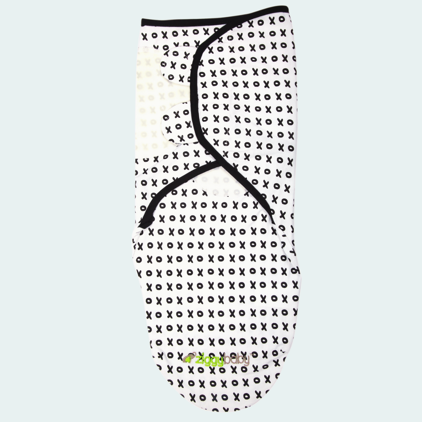 Organic Baby Adjustable Swaddle - Cotton Black and White Series