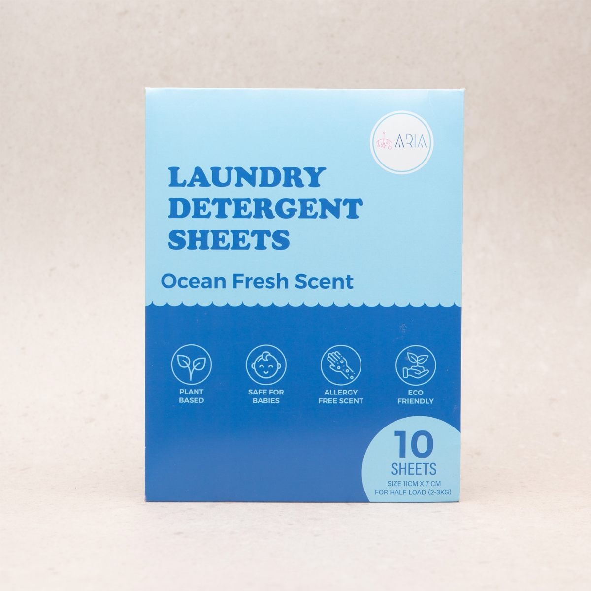Organic Plant-Based Baby Laundry Detergent Sheets
