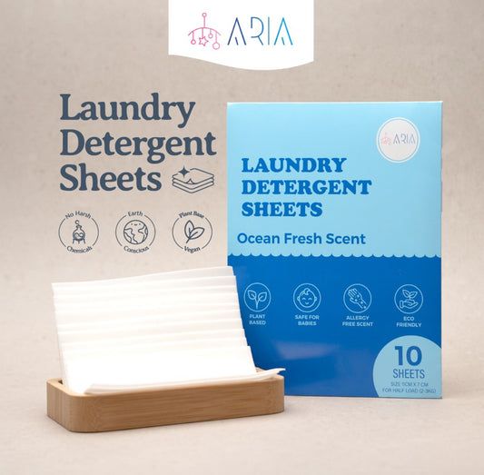 Organic Plant-Based Baby Laundry Detergent Sheets