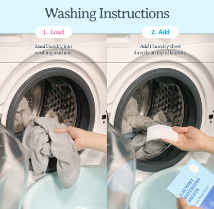 Organic Plant-Based Baby Laundry Detergent Sheets