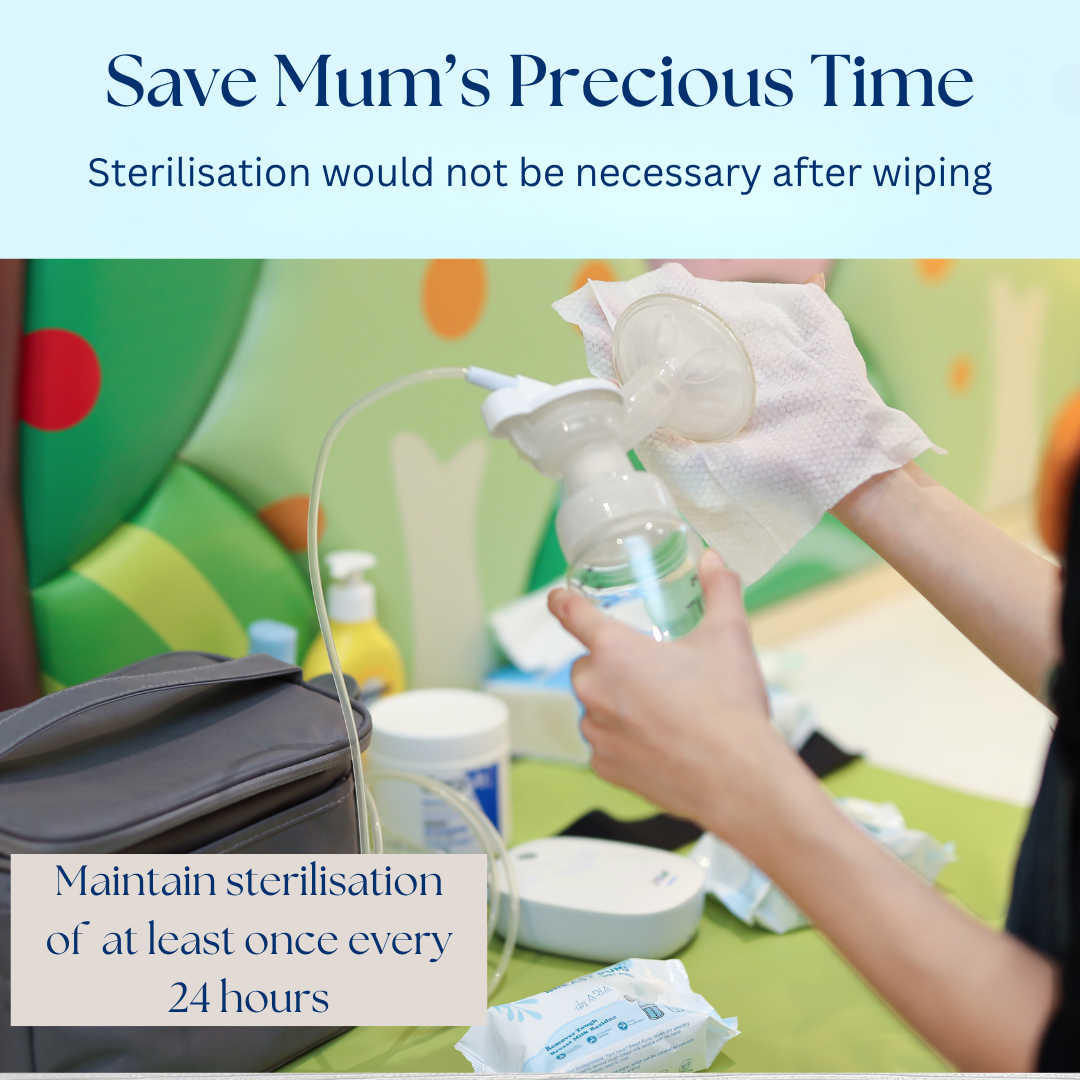 [ARIA] Biodegradable Breast Pump Wet Wipes