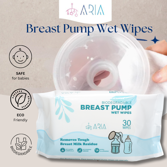 [ARIA] Biodegradable Breast Pump Wet Wipes