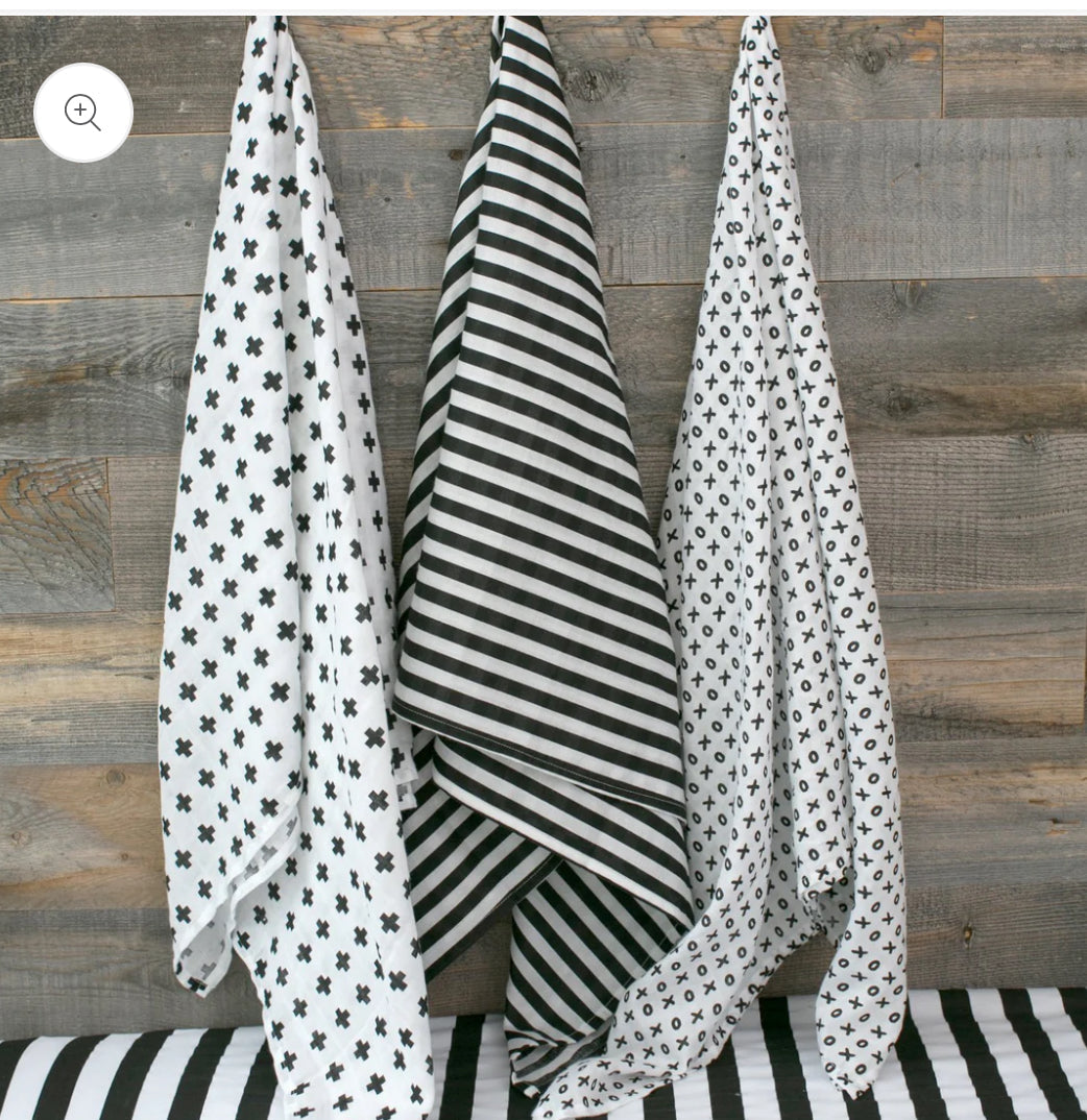 Muslin Baby Swaddle Blankets, 47x47 inch (120cm X 120cm) Boy Series