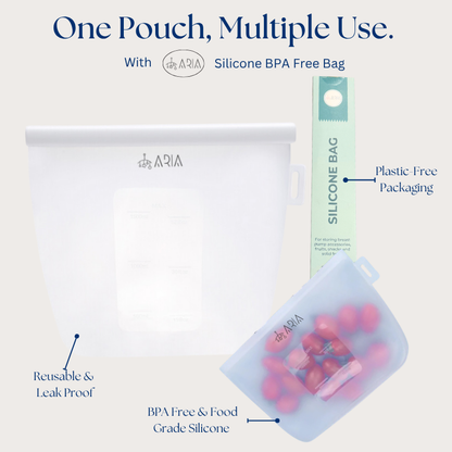 ARIA Airtight Breast Pump Pouch or Steriliser Bag - 2L and 2.5L