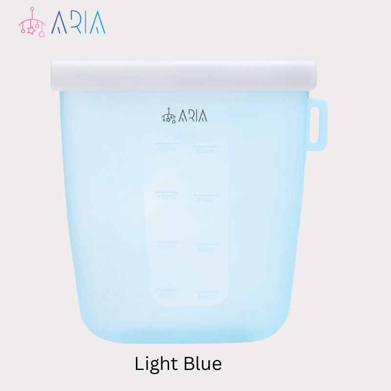ARIA Reusable Breast Milk Bag and Milk Storage Bag or Snack Bag for Toddlers