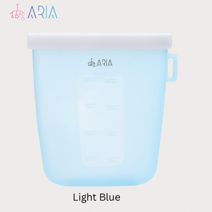 ARIA Reusable Breast Milk Bag and Milk Storage Bag or Snack Bag for Toddlers