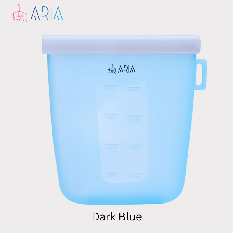 ARIA Reusable Breast Milk Bag and Milk Storage Bag or Snack Bag for Toddlers