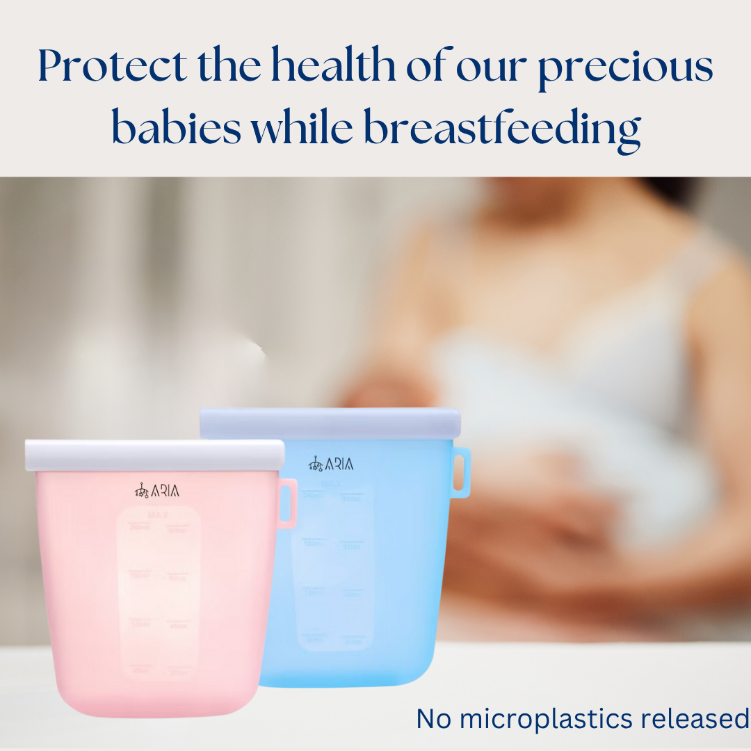 ARIA Reusable Breast Milk Bag and Milk Storage Bag or Snack Bag for Toddlers