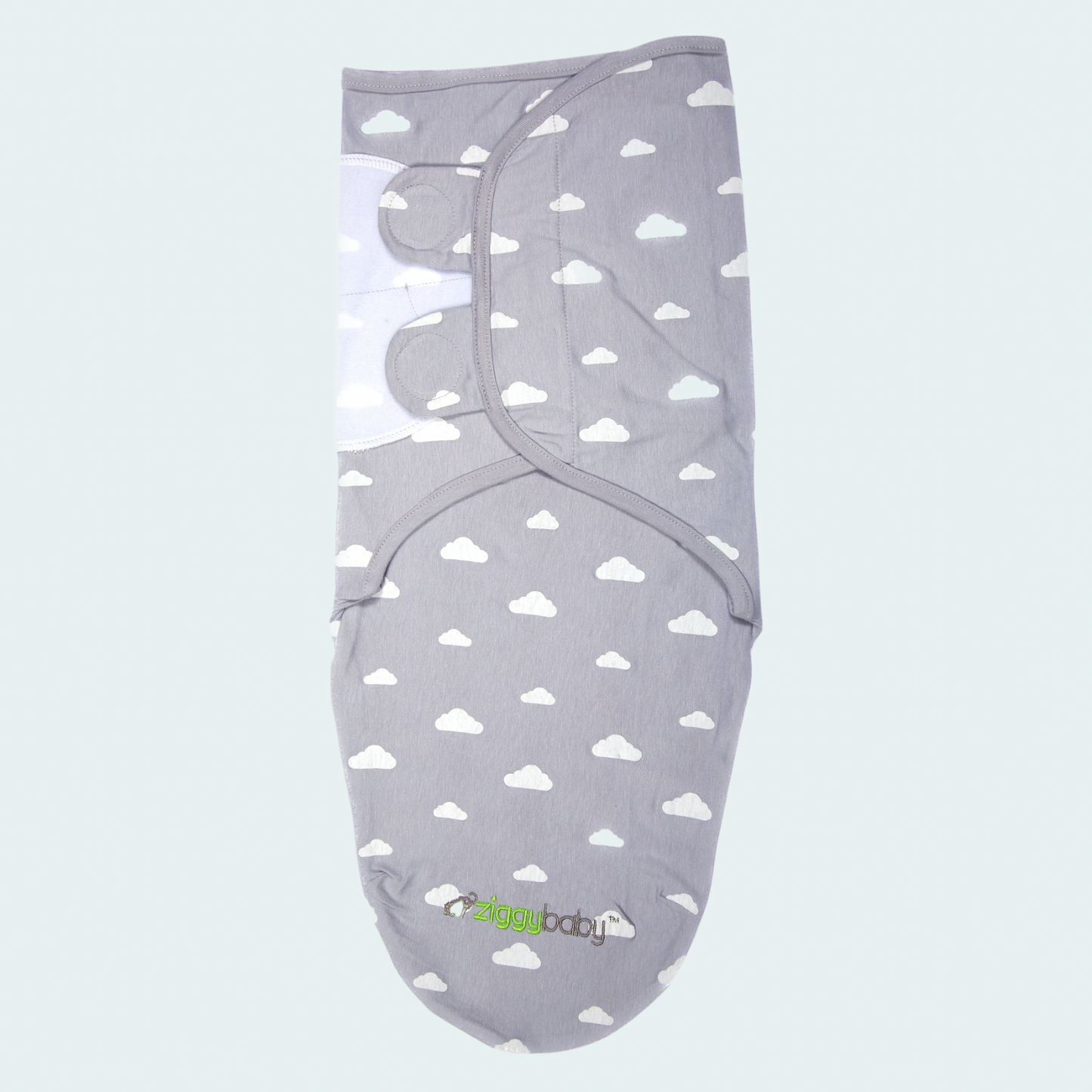 Organic Baby Adjustable Swaddle - Grey Cloud, Stripe, Stars Series