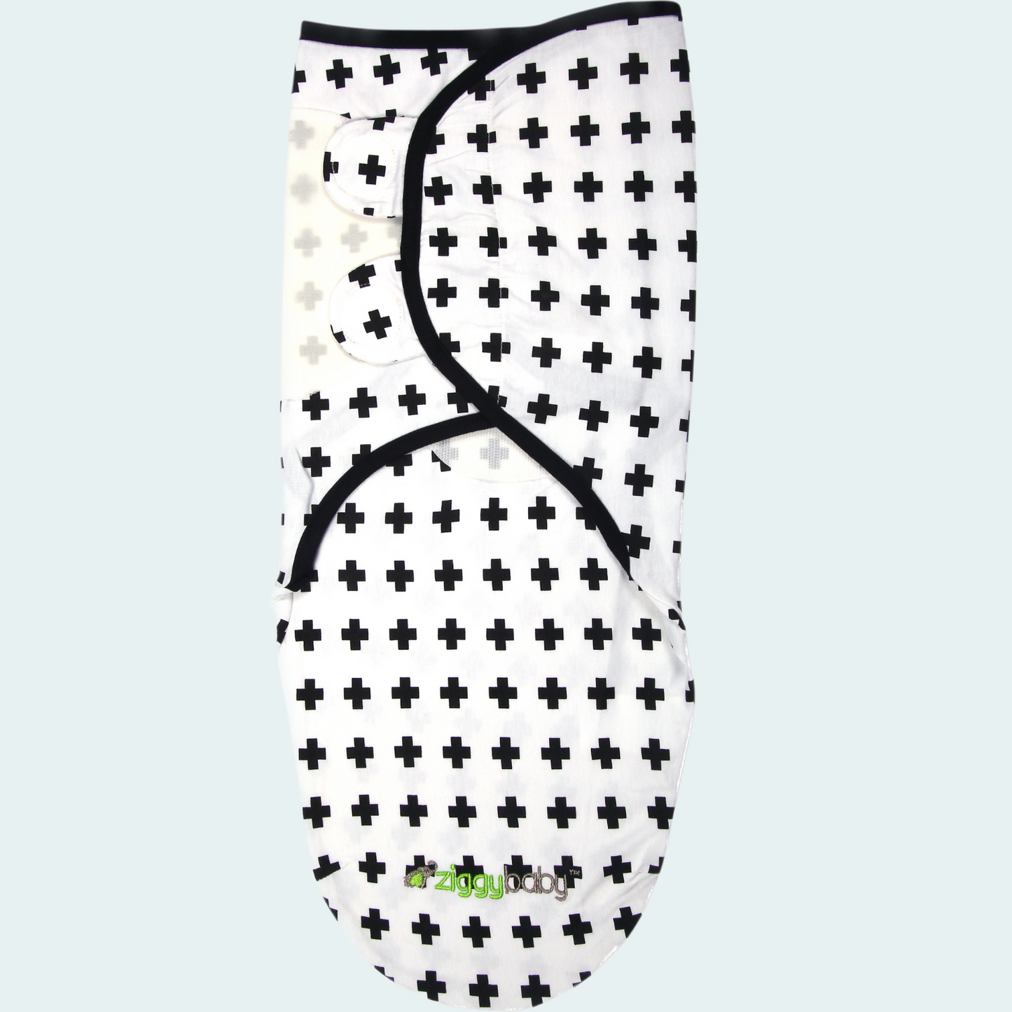 Organic Baby Adjustable Swaddle - Cotton Black and White Series