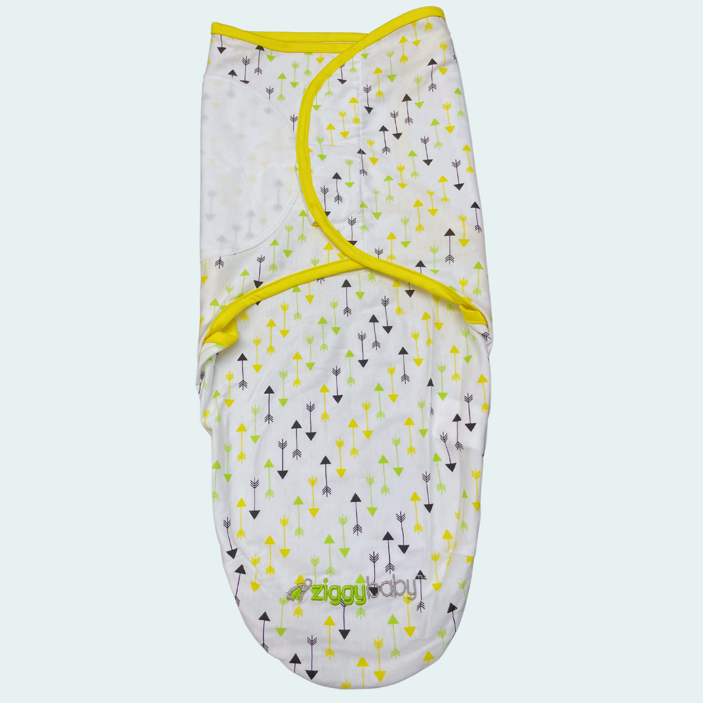 Organic Baby Adjustable Swaddle - Solid Green, Green Zig Zag, Dot Series