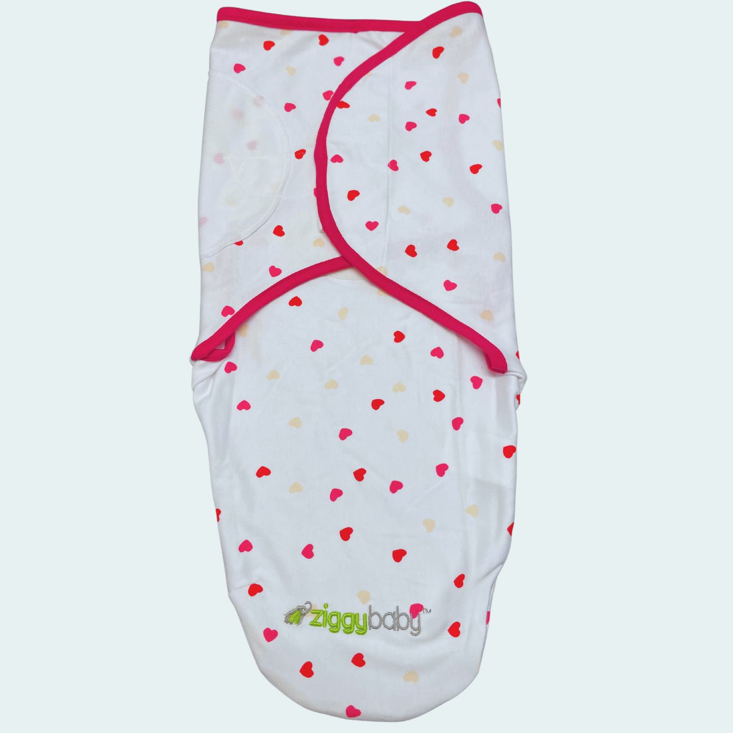 Organic Baby Adjustable Swaddle -  Pink Peony, Pink Heart, Pink Buffalo Plaid Series