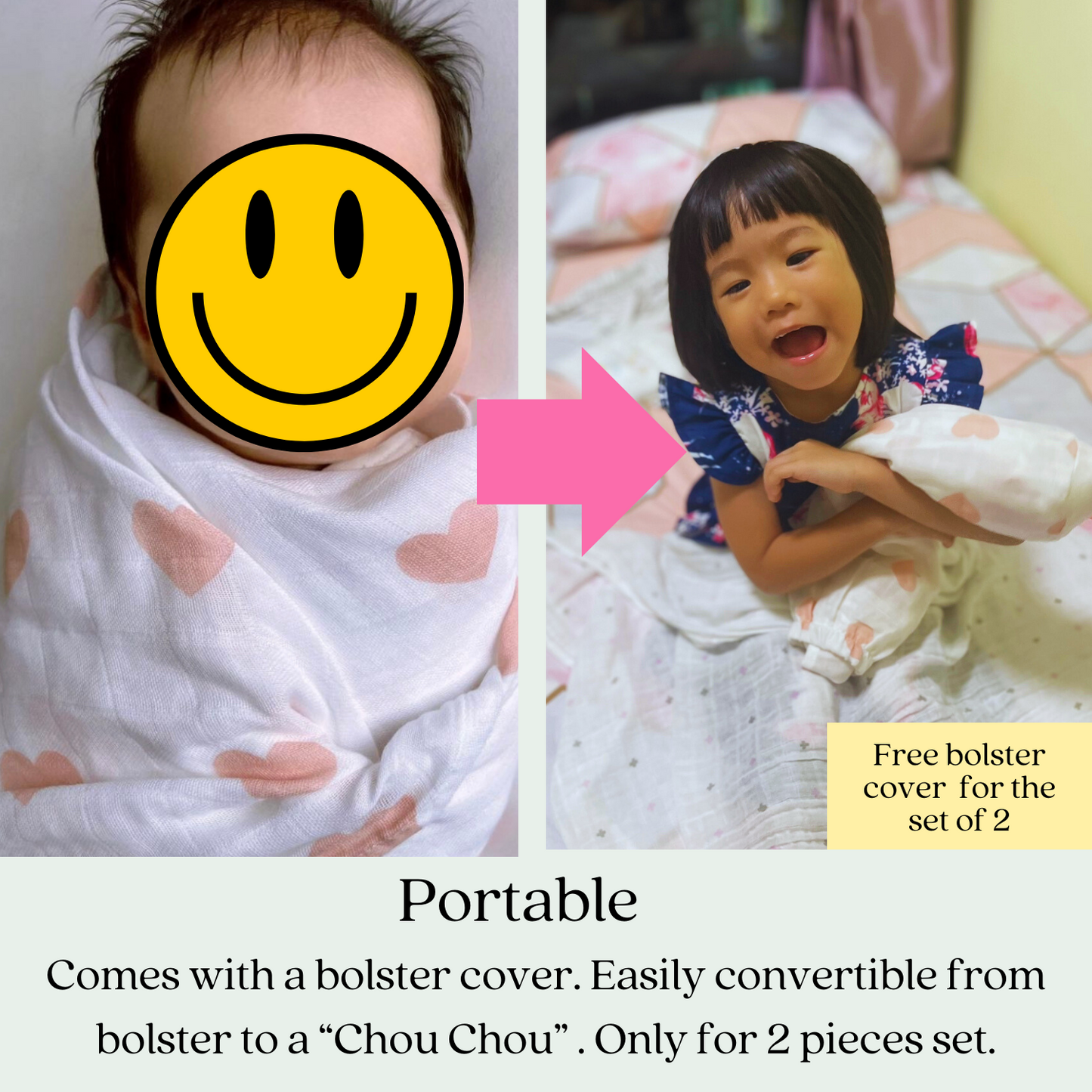 Muslin Baby Swaddle Blankets, 47x47 inch (120cm X 120cm) Boy Series