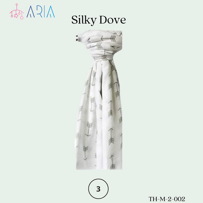Muslin Baby Swaddle Blankets, 47x47 inch (120cm X 120cm) Unisex and Neutral Series