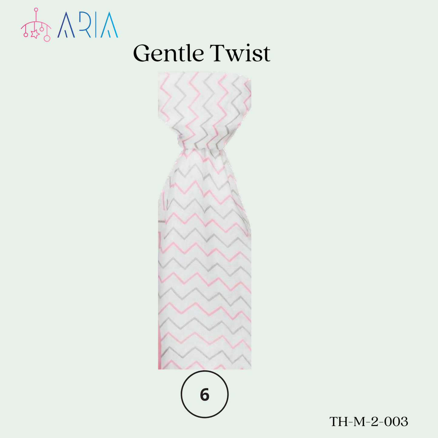 Muslin Baby Swaddle Blankets, 47x47 inch (120cm X 120cm) Girl Series