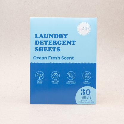 Organic Plant-Based Baby Laundry Detergent Sheets