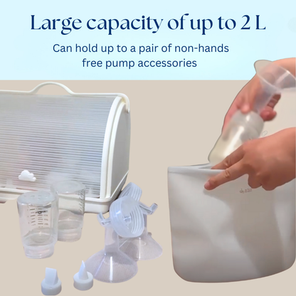 ARIA Airtight Breast Pump Pouch or Silicone Food Storage Bag 500ml/1L/1.5L/2L
