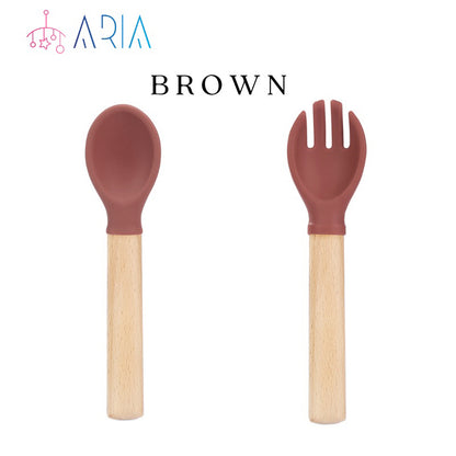 Baby Spoon and Fork Set | Baby Spoon Set | Feeding Spoon | Baby Fork | Baby Self Feeding | Silicon Spoon | Spoon Toddler