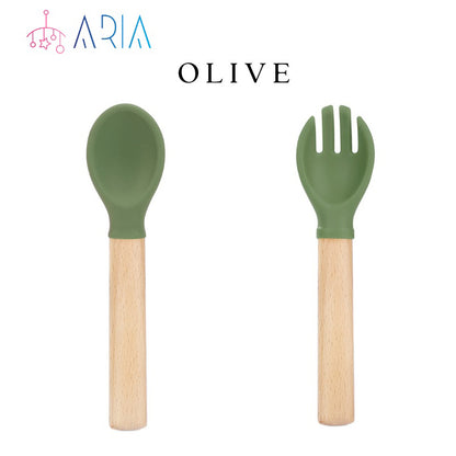 Baby Spoon and Fork Set | Baby Spoon Set | Feeding Spoon | Baby Fork | Baby Self Feeding | Silicon Spoon | Spoon Toddler