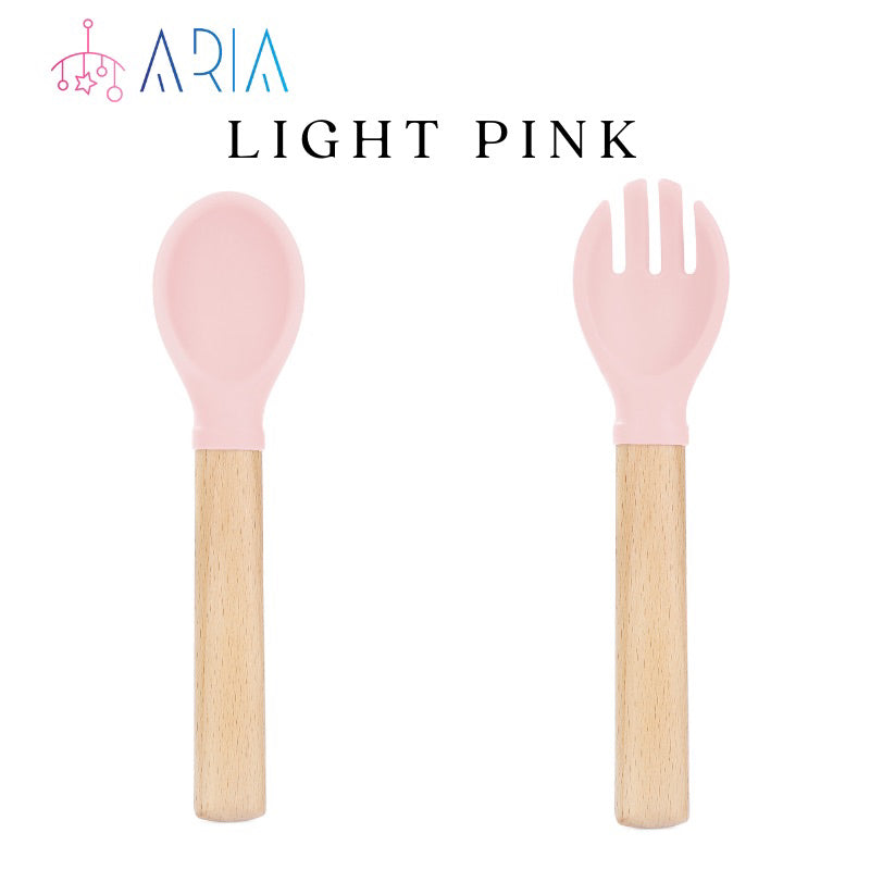 Baby Spoon and Fork Set | Baby Spoon Set | Feeding Spoon | Baby Fork | Baby Self Feeding | Silicon Spoon | Spoon Toddler