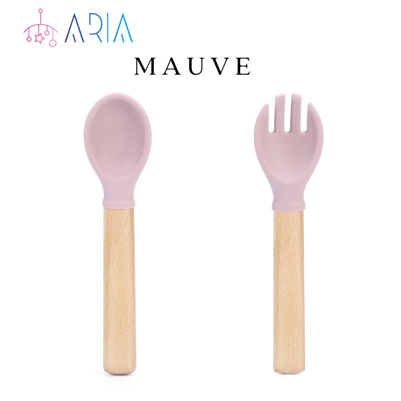 Baby Spoon and Fork Set | Baby Spoon Set | Feeding Spoon | Baby Fork | Baby Self Feeding | Silicon Spoon | Spoon Toddler