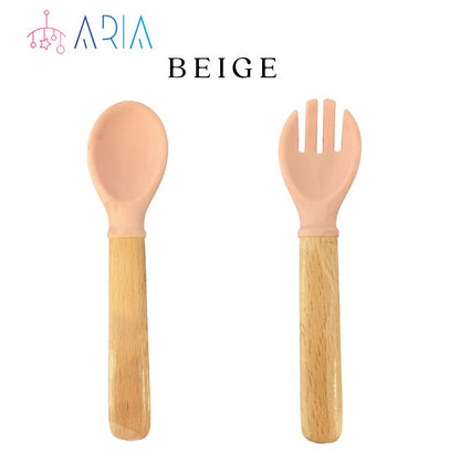 Baby Spoon and Fork Set | Baby Spoon Set | Feeding Spoon | Baby Fork | Baby Self Feeding | Silicon Spoon | Spoon Toddler