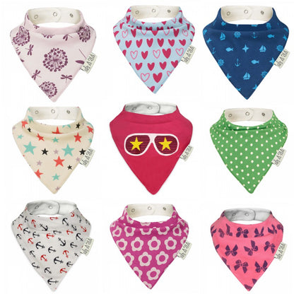 U-shape Pure Muslin Cotton Baby Bibs | Toddler Feeding Bib | Infant Saliva Bib | Bibs Feeding Bib | Newborn Bandana Bibs