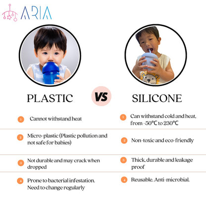 Training Cup for Toddlers | Baby Cup | Kids Mug with Straw | Silicone Sippy Cup for Baby | Children Cup | Kids Cup