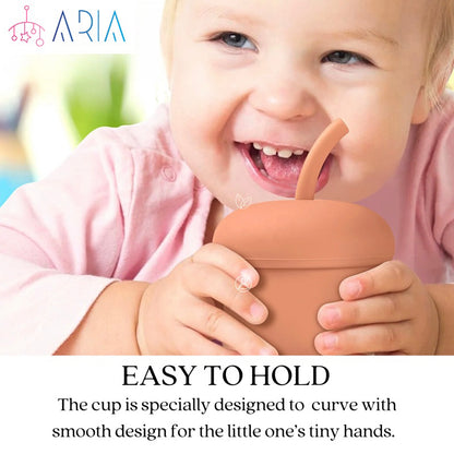 Training Cup for Toddlers | Baby Cup | Kids Mug with Straw | Silicone Sippy Cup for Baby | Children Cup | Kids Cup