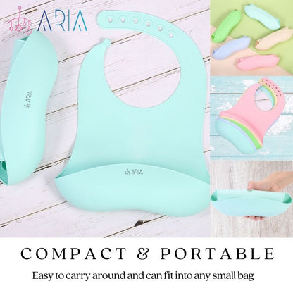 Baby Silicone Baby Bib | Baby Feeding Bib | Baby Saliva Bib | Baby bib Baby Organic | Bibs Baby BPA Free
