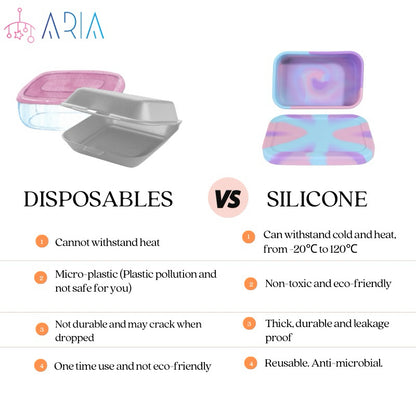 Portable Snack Box | Collapsible Lunch Box | Kids Lunch Box | Lunch Box Kids | Microwave Lunch Box | Bento Box
