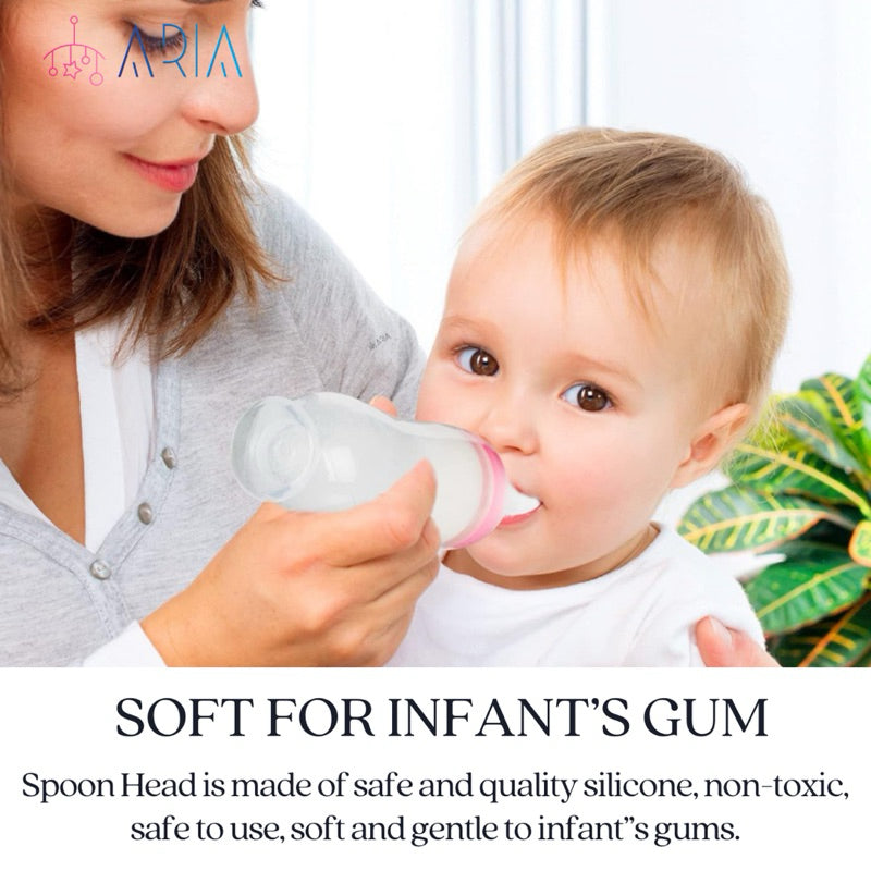 Baby Feeder | Silicone Baby Spoon | Baby Feeding Set | Baby Feeding Spoon | Baby Food Feeder