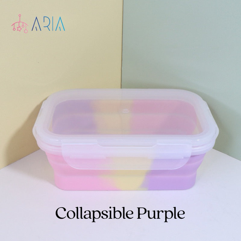 Portable Snack Box | Collapsible Lunch Box | Kids Lunch Box | Lunch Box Kids | Microwave Lunch Box | Bento Box