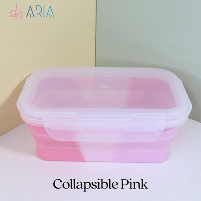 Portable Snack Box | Collapsible Lunch Box | Kids Lunch Box | Lunch Box Kids | Microwave Lunch Box | Bento Box