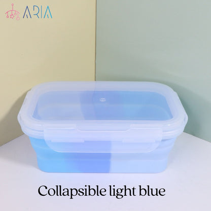 Portable Snack Box | Collapsible Lunch Box | Kids Lunch Box | Lunch Box Kids | Microwave Lunch Box | Bento Box