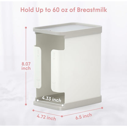 Freezer Breast Milk Organizer | Breast Milk Storage Organizer | Milk Storage Bag 1700ml Capacity