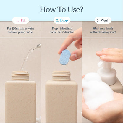 [ARIA] 350ml Anti-Bacterial Hand Wash Hand Soap | Hypoallergenic, Similar to Kirei Kirei Handwash