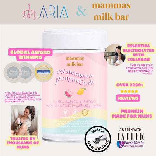 [ARIA] Milk Booster | Lactation Milk Supplement Beverage | Breastfeeding Milk Supply (Watermelon Mango Crush)