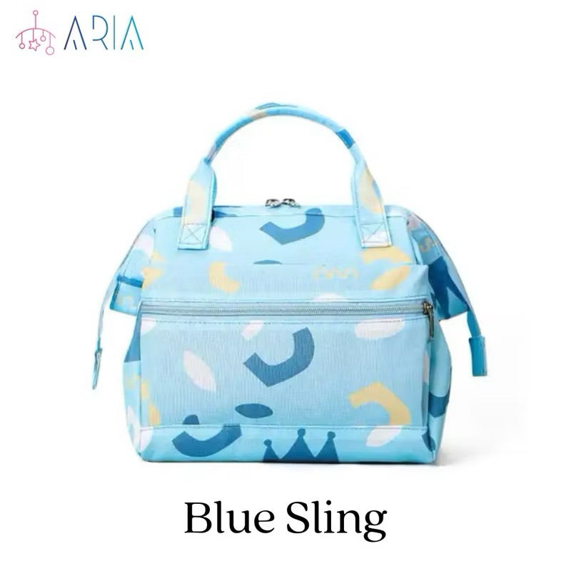 [ARIA] Insulated Bottle Cooler Bag for Breast Milk Pump Parts | Thermal Bag for Lunch Box Milk Storage Bag