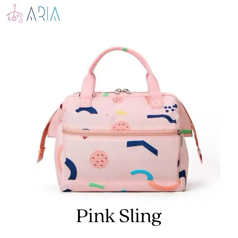 [ARIA] Insulated Bottle Cooler Bag for Breast Milk Pump Parts | Thermal Bag for Lunch Box Milk Storage Bag