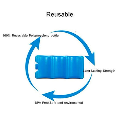 Reusable Ice Pack Ice Block Ice Brick for Breastmilk Baby Food Cooler Bag Picnic Lunch Box