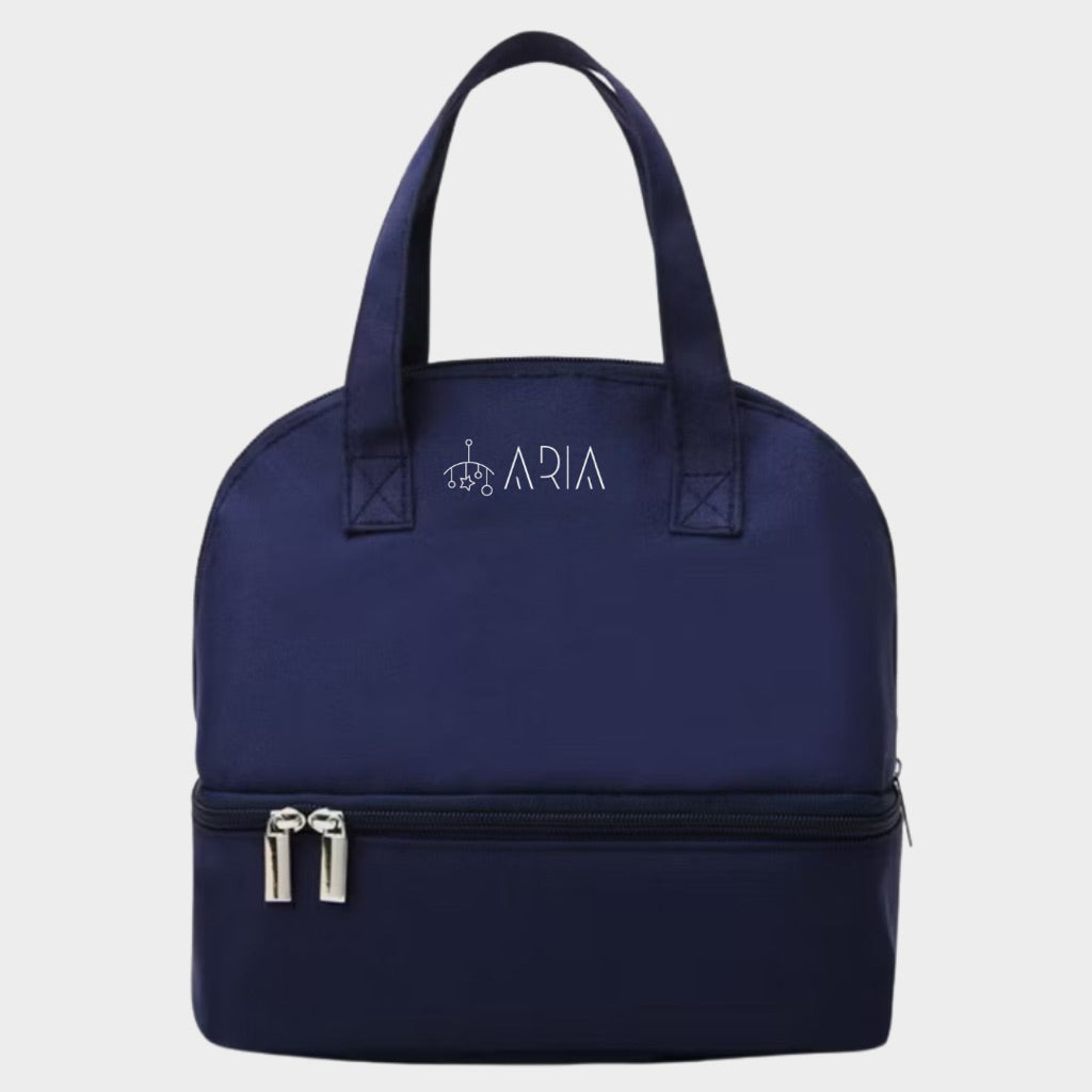 [ARIA] Insulated Bottle Cooler Bag for Breast Milk Pump Parts | Thermal Bag for Lunch Box Milk Storage Bag