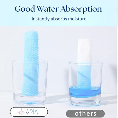 [ARIA] Premium Dry Baby Wipes, Baby Oral Wipe & Tongue Cleaner | Lightweight Cotton Tissue Dry Wipes | Makeup Removal