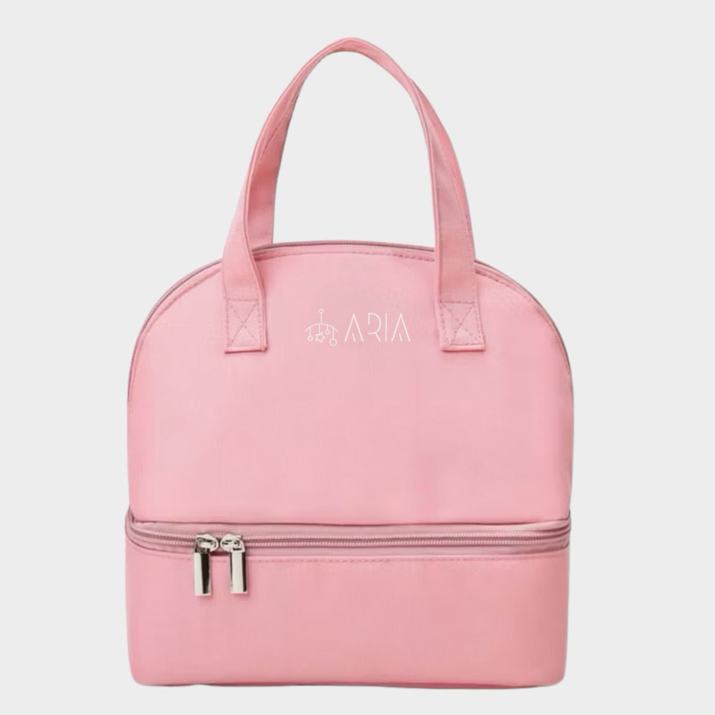 [ARIA] Insulated Bottle Cooler Bag for Breast Milk Pump Parts | Thermal Bag for Lunch Box Milk Storage Bag