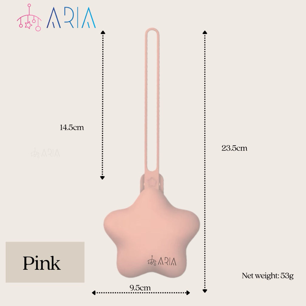 [ARIA] Pacifier Holder Case | Baby Pacifier Case | Pacifier Container for Travel | Straw Holder | Pacifier Clip